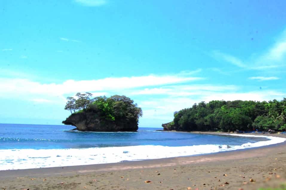 Pantai Madasari Pohon Ketapang