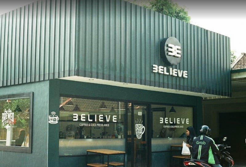 cafe di jogja Believe Coffee & Cold Press Juice