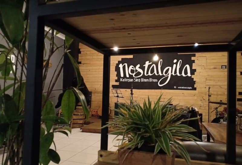 cafe di jogja Warunk Nostalgia