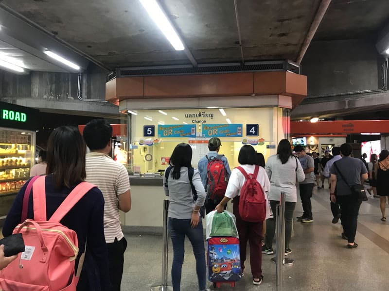 langkah langkah naik bts di bangkok