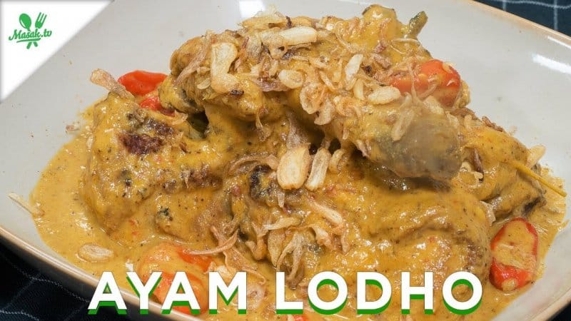 makanan khas tulungagung ayam lodho