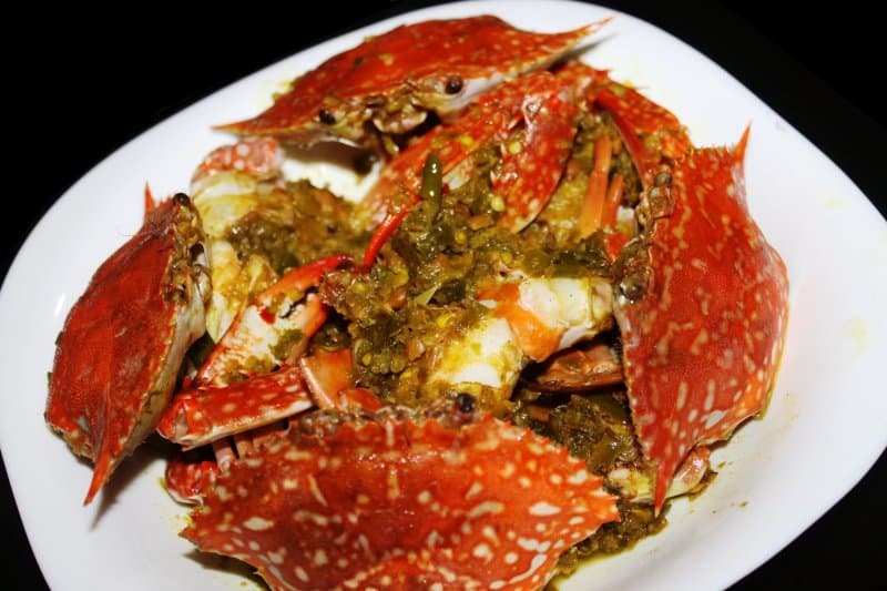 kepiting sambal ijo kuliner khas tulunagung