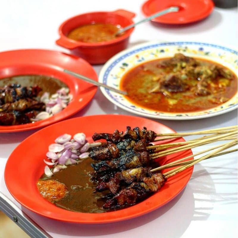 makanan khas tulungagung sate dan gulai kambing